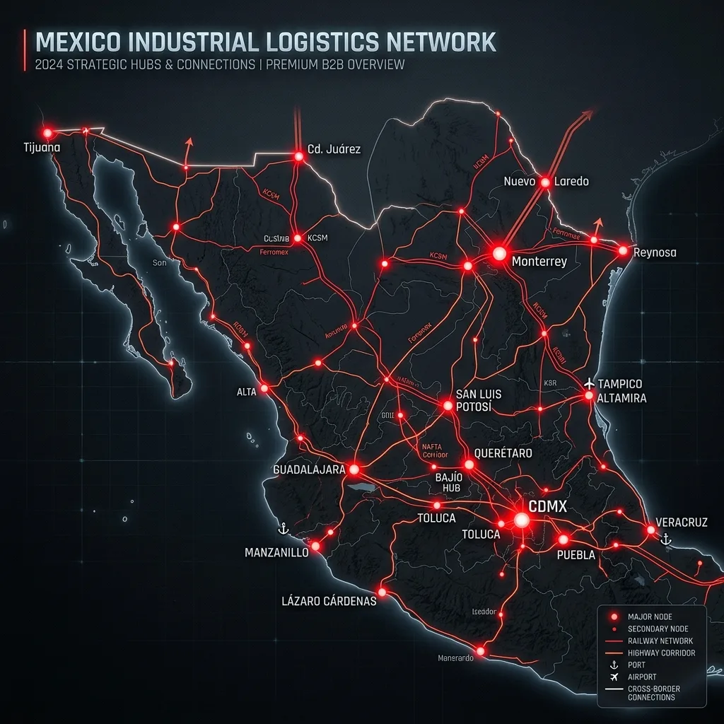 Red logística de Suministra en México
